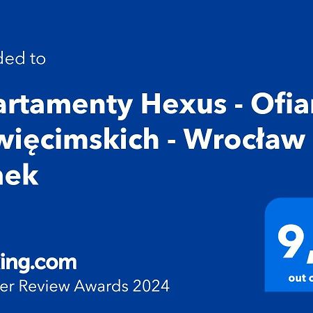 Apartamenty Hexus - Ofiar Oswiecimskich - Wroclaw Centrum Rynek 외부 사진