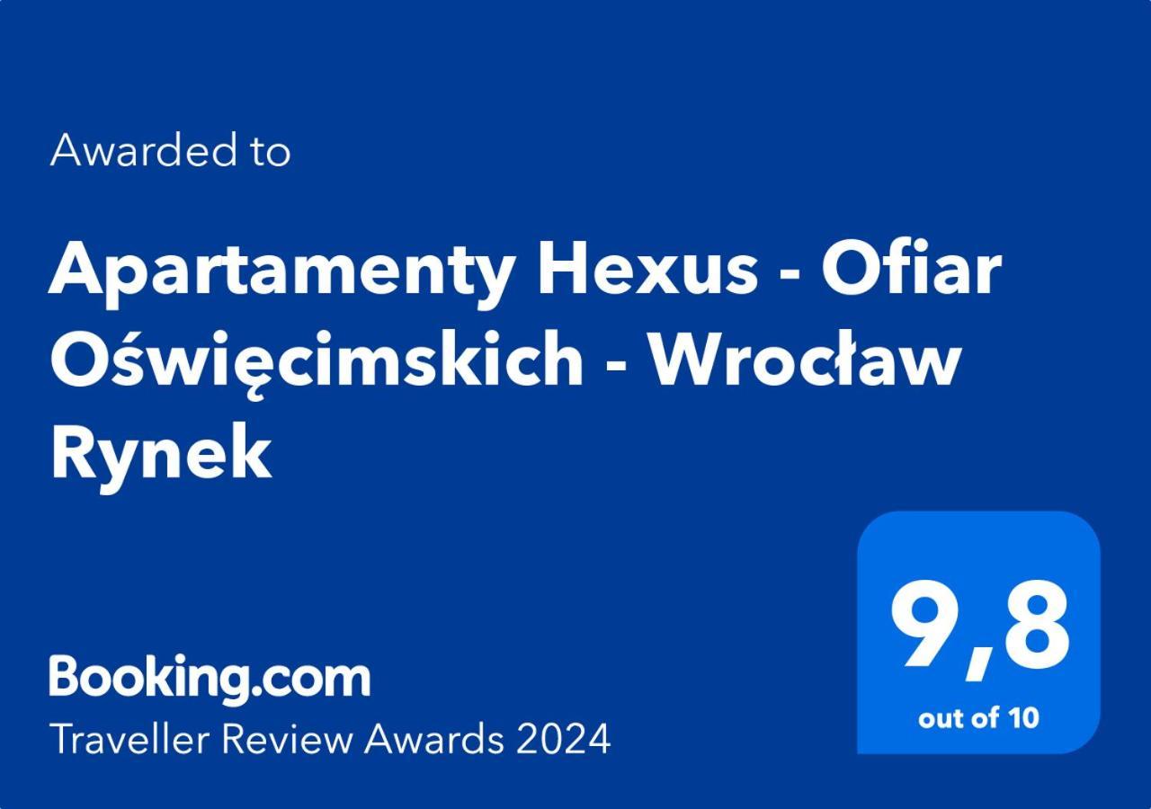 Apartamenty Hexus - Ofiar Oswiecimskich - Wroclaw Centrum Rynek 외부 사진